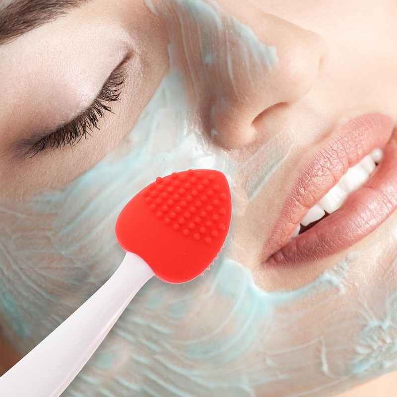 Hohopeti Exfoliante Labial de Silicona 6piezas Diseño Ergonómico y Ligero