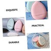Mikinona Facial Makeup Powder Puff 15pcs Mini Fingertip Setting Powder
