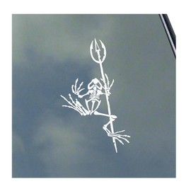 Bone Frog Vinyl Sticker Decal by KLO Graphics Seal Veteran Military Service Devgru Bad MF, White