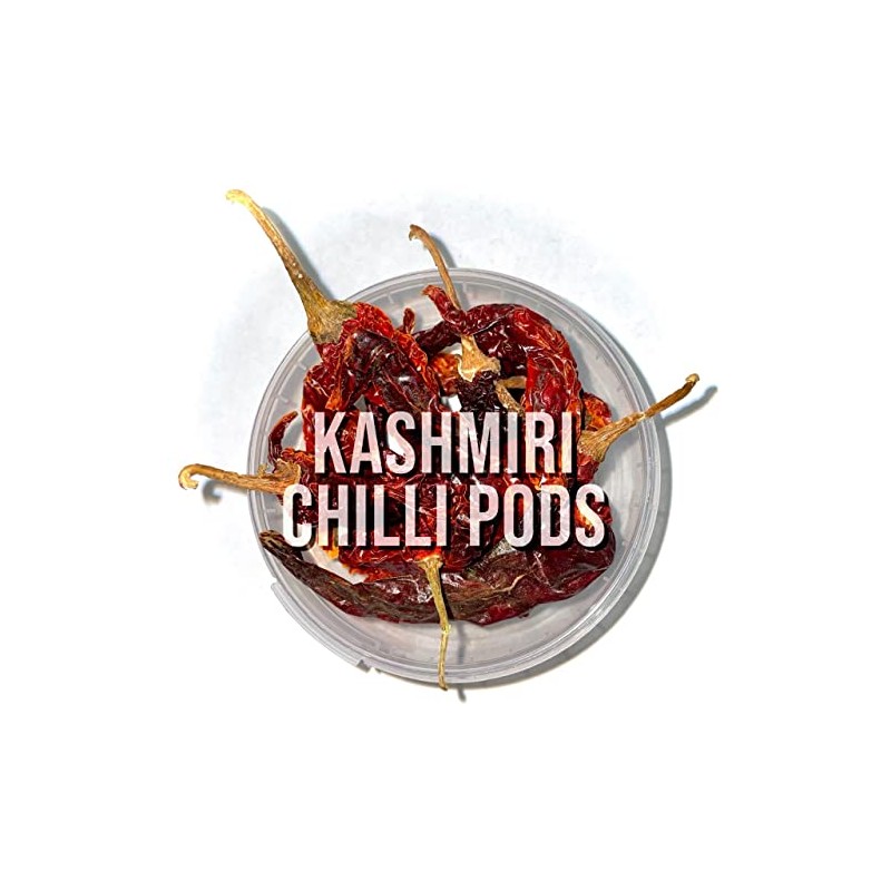 Kashmiri Whole Dried Chilli Pods - 50g