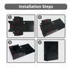 4 Pack Box Files A4,Plastic Box File with Lid,40mm Spine
