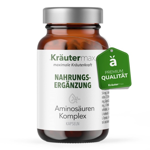 Kräutermax Amino Acid Capsules | Amino Acids Complex High Dose