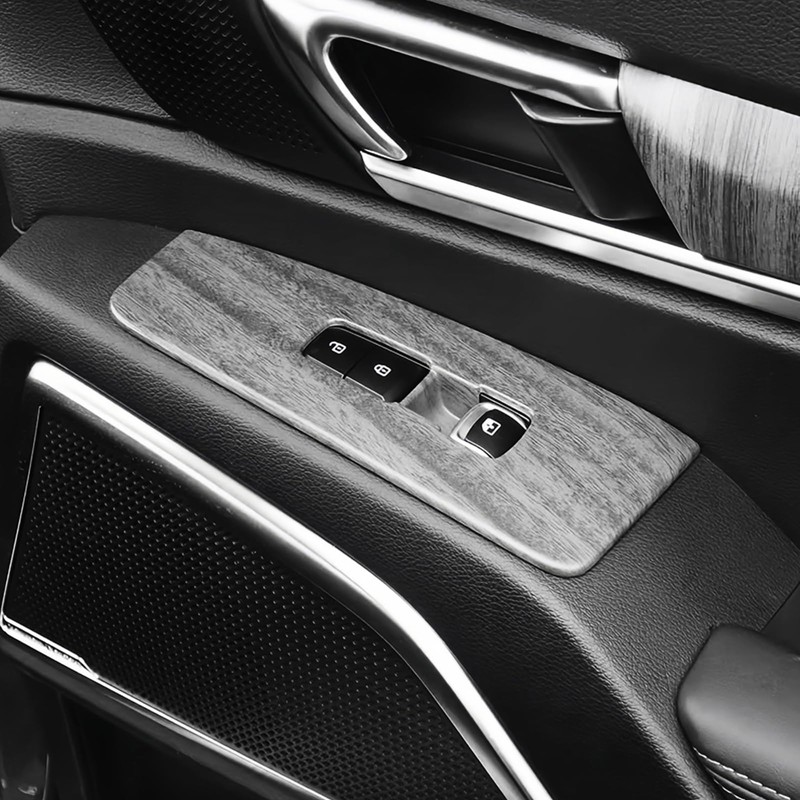 JUIVEEL Car Interior Window Switch Panel Cover Side Door Glass
