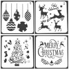 Stencil Sheets Christmas Stencil Template Drawing Stencil Plate Planner Scrapbooking
