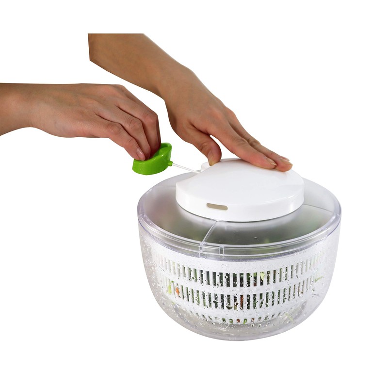 K&A Advanced Door Vegetable Colander Buff Spinner Washable Inner Lid