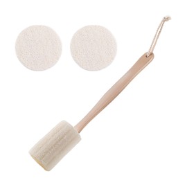 1 Piece Loofah Segment Back Brush, 2 Pieces Loofah Face Wash, Loofah Back Scrubber, Back Scrubber, Bath Accessories