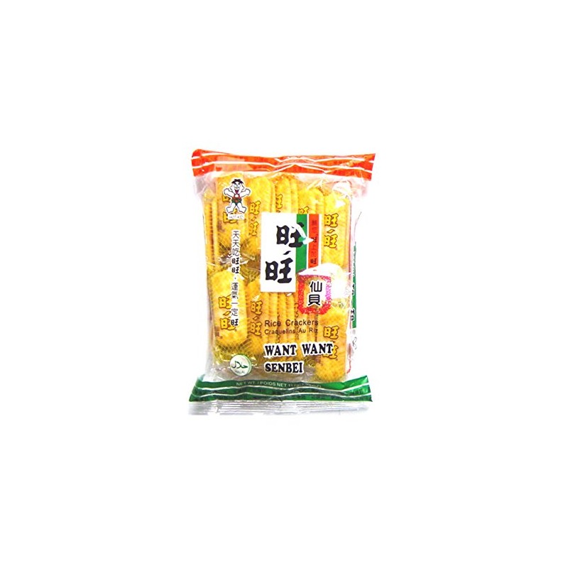 Want-Want Senbei Rice Crackers 92g /3.25 Oz (Pack of 1)