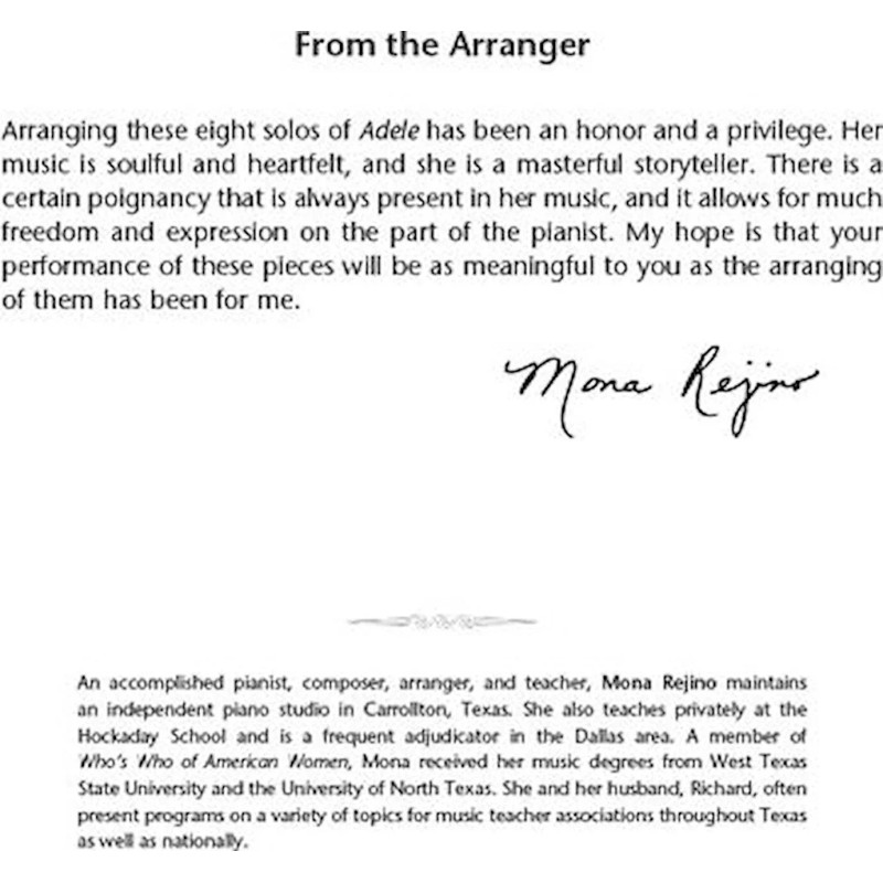 Adele - Popular Songs Series