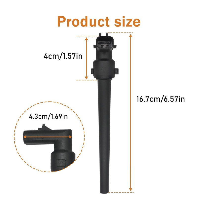 Panwarmoll 0693316000 2-Pin Coolant Level Sensor HDEP Compatible with Freightliner