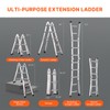 VEVOR 9.5 FT Telescoping Ladder - Compact & Portable Aluminum