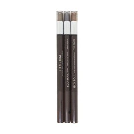 The Saem Eco Soul Pencil and Powder Dual Brow Dark Brown / 더샘 에코 소울 펜슬 앤 파우더 듀얼브로우 진갈색