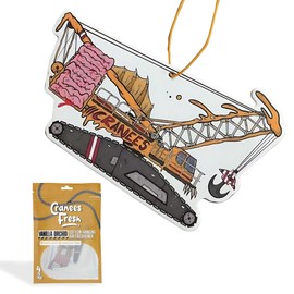 Cranees Fresh Air Freshener for Crane Cabs & Heavy Equipment | Industrial Strength Odor Eliminator | Long-Lasting Freshness for Operators (Vanilla)