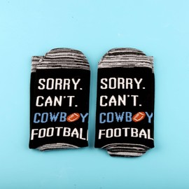PWHAOO 1 Pair Football Socks Sorry Can’t C Football Socks America Football Socks Football Lover Gift, Boys Football Socks, One Size