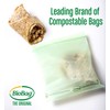 BioBag 100% Certified Compostable Resealable Sandwich Bags, 25 Count, Perfect