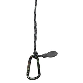 Hawk 4Mm Braided Hoist Rope | Durable Hunting Treestand 25' Long Rope with Alum-Tech Carabiner & Tangle-Free Use Convenient Storage Handle | 50 LBS Weight Capacity