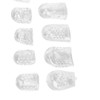 30pcs Pinky Toe Protector Anti Friction Breathable Transparent Ultra Thin