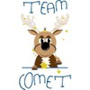 CafePress Team Comet Rectangle Car Bumper Magnet