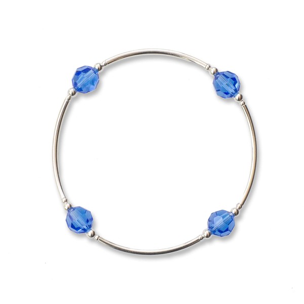 Made As Intended September Birthstone Blessing Bracelet - Sapphire Crystal,