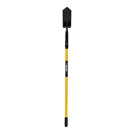 Kenyon 89124 S550 Irrigation Trenching Shovel with 48" Professional Grade Fiberglass Cushion Grip Handle, 35 Degree 4" Forward Turned Boot Saver Head