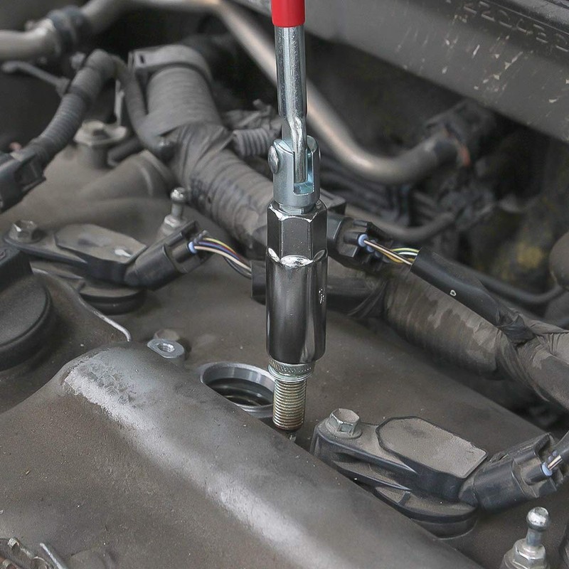 Spark Plug Socket Wrench Set, 3/8 Inch T-Handle T-Bar Spark