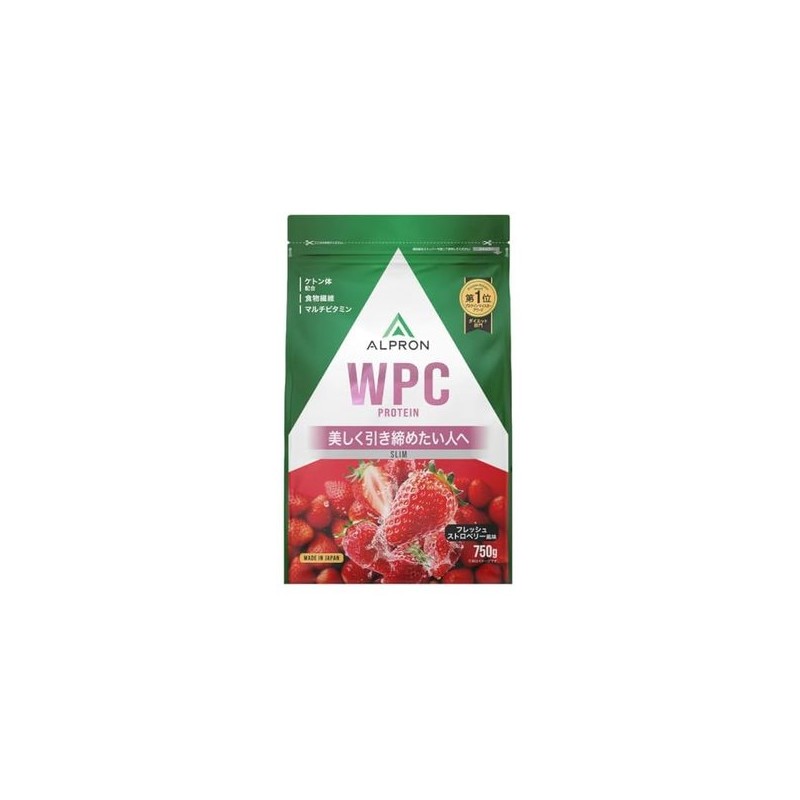 알프론(ALPRON SLIM) 웨이 프로틴 WPC 프레시 스트로베리 맛 750g 아스파탐