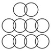 Othmro 10 Pcs Nitrile Rubber O Rings 150mm OD 140mm