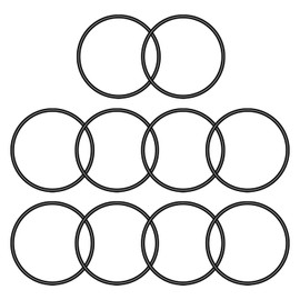 Othmro 10 Pcs Nitrile Rubber O Rings 150mm OD 140mm ID 5mm Width Rubber Washers Metric Buna N Washers Black