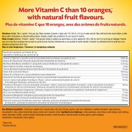 Emergen-C Immune Support Fizzy Drink Mix, A Boost of Vitamins and Minerals, Acai Berry, 30 Sachets