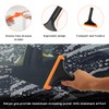 MUQIDA Small Silicone Window Squeegee, Car Windshield Water Wiper Scraper