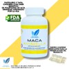 Maca Amarilla Orgánica 100% Pura Con 100 Cápsulas Calidad Premium