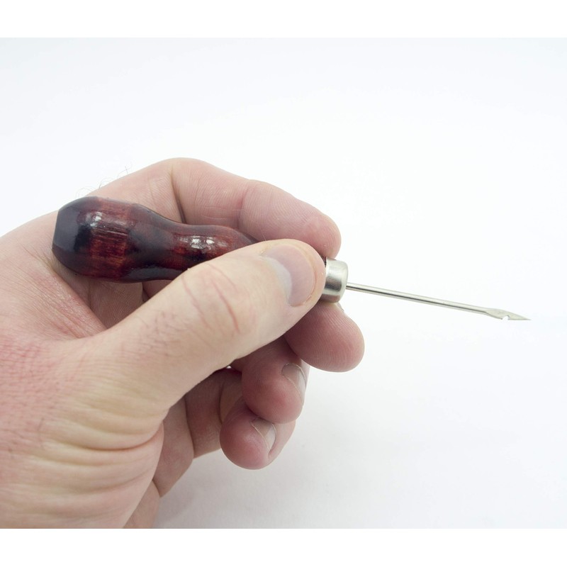 HAND 2 Pcs of 5” Stitching Sewing Awl, Stitcher for