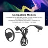 2 Way Radio Earpiece 2 Pin Plug D Shape Security