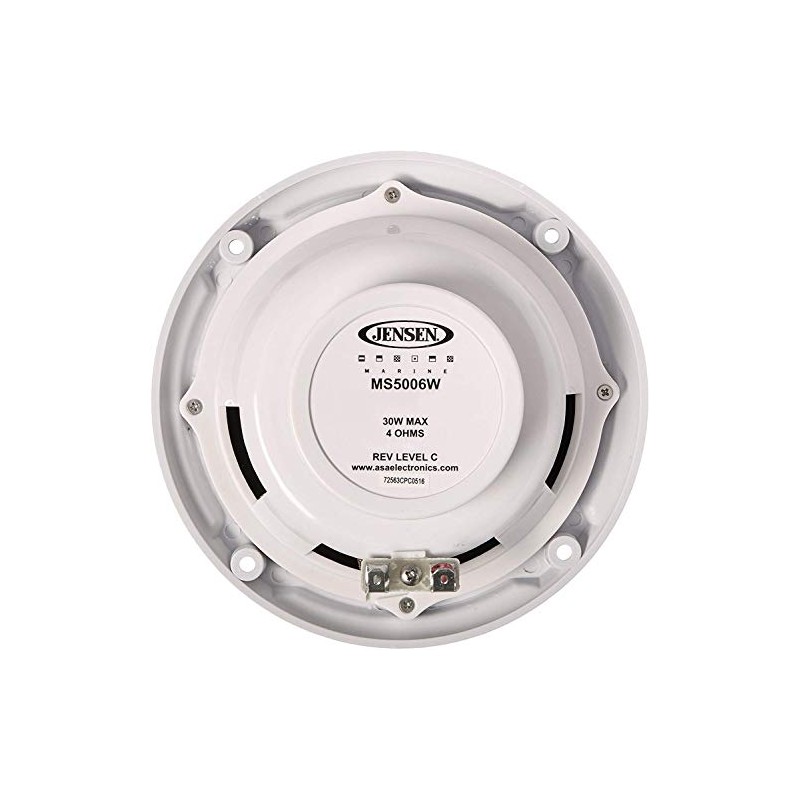 ASA Jensen MS5006W 5.25" Waterproof Marine Speaker - White
