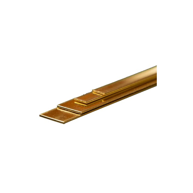 K&S Precision Metals Bendable Brass Strip Assortment 5078 - 4
