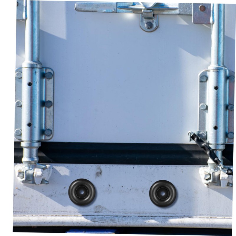 Alipis 4 Pcs Round Rubber Bumpers for Door Replacement Durable