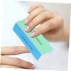 IWOWHERO 10pcs Washable Sponge Nail Shiner Buffers Multi-Functional Nail Files