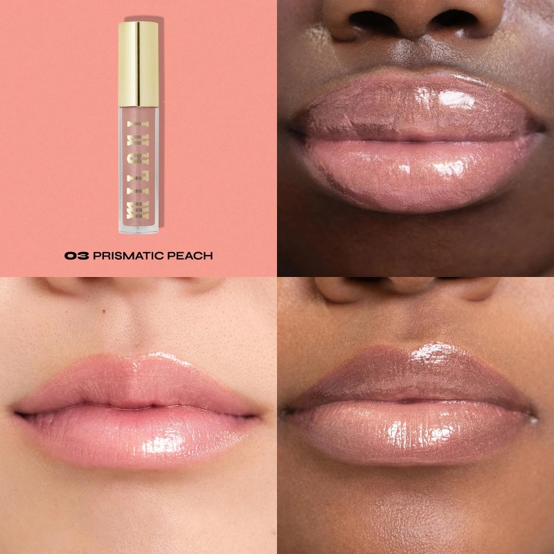 Milani Prismatic Peach Lip Plumping Gloss 013 Fl Oz Nourishing