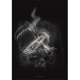 Heart Rock Original Flag Children of Bodom Guitar & Schytes, Fabric, Multi-Colour, 110 x 75 x 0.1 cm