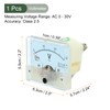 YOKIVE Analog Panel Voltmeter 85L1 AC0-30V Volt Meter Gauge Ideal