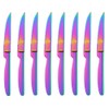 DOCBLACK Stainless Steel Steak Knives set of 8 Serrated Steak