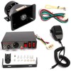 9 Tones Police Siren 200W Wired Handheld Microphone Loudspeaker Emergency