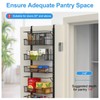 VyGrow Over the Door Pantry Organizer, 8-Tier Over the Door
