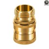 Bzcovac Heavy Duty Brass Hose Quick Disconnect Set for Dramm,