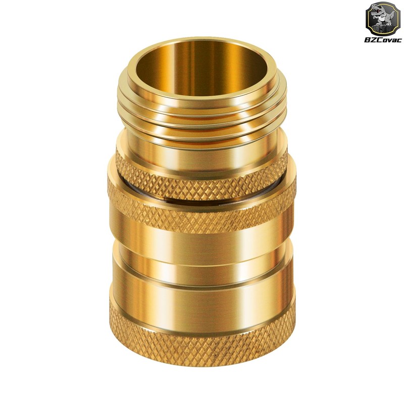 Bzcovac Heavy Duty Brass Hose Quick Disconnect Set for Dramm,