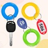 TCSYLSC 120-Pack Wristlet Keychains, 12 Vivid Color Options, Adjustable Stretchy