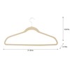 Simplify Extra Wide 21” Velvet Coat Hangers | 6 Pack