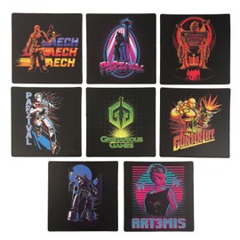 Ready Player One Coasters, Papercard, Multi-Colour, 1 x 10 x 10 cm