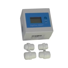 Digiflow 8000T-G digital water flow meter rate monitor counting down filters RO
