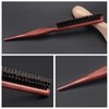 Pack of 3 Boar Bristle Brush Hair Brush with Wooden