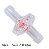 10Pcs One Way Check Valve PP Plastic Transparent Check Valve